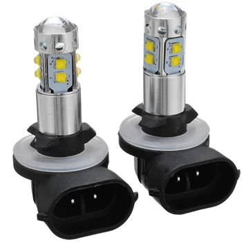 

Hot 2pcs 881 LED Headlight 100W Signal Door Reading Bulb For Polaris Sportsman 300 400 450 500 550 570 White LED Lighting