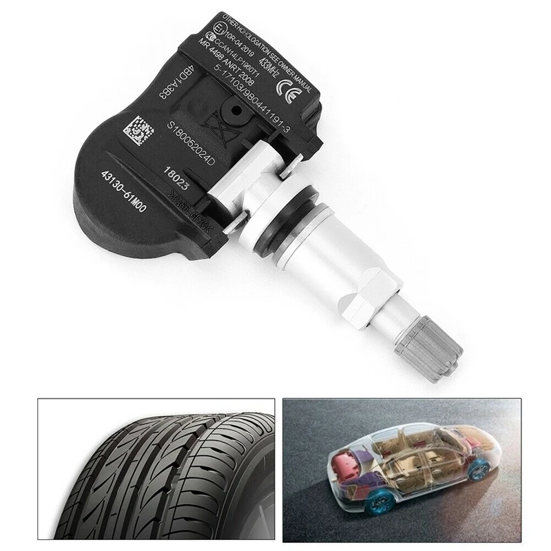 TPMS Датчик давления в шинах 43139 61M00 для Suzuki Alto Baleno Ignis Jimny Swift SX4 Vitara|Системы контроля