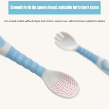 Детские присоски твист набор ложка и вилка эргономичный дизайн обучение портативный для мальчиков девочек DNJ998