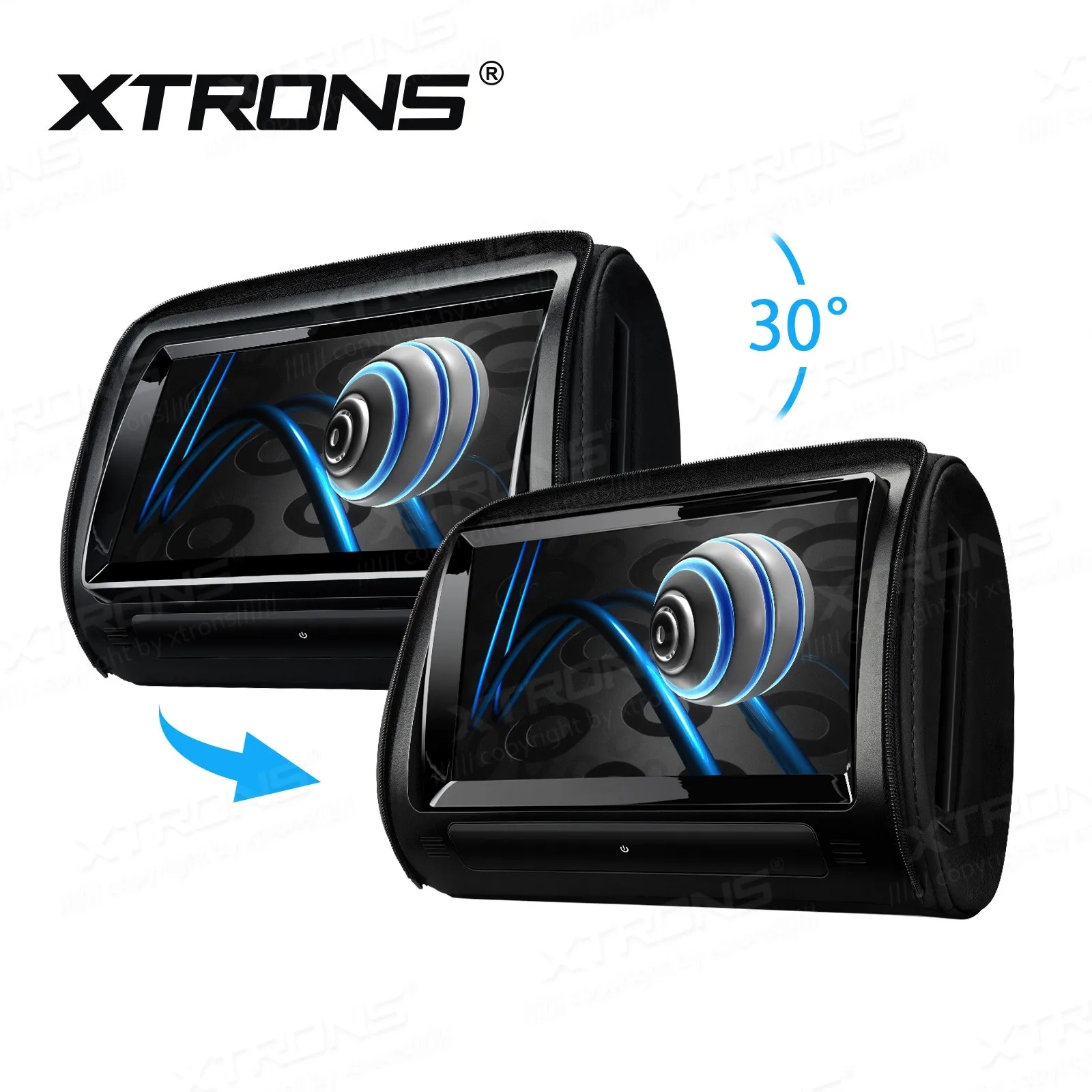 2x9" Touch Screen Headrest Car Dvd Car Headrest Dvd Headrest Car