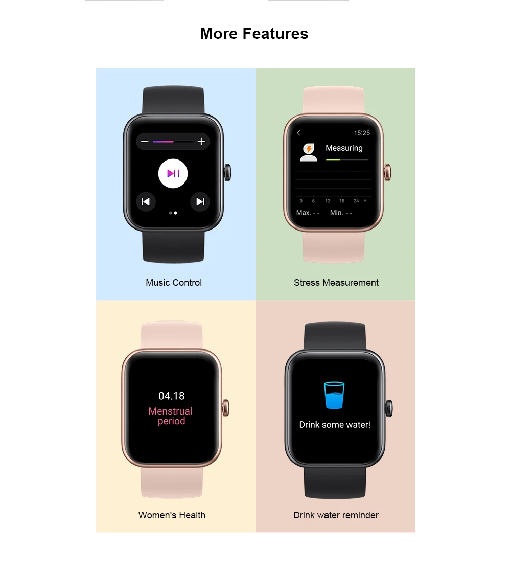 ID206 Fitness Smart Watch The Family Enterprise