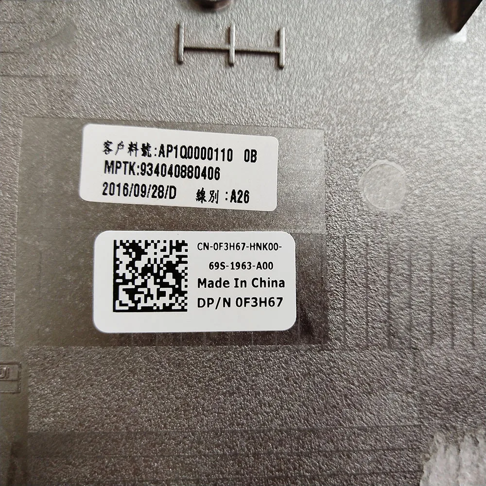Чехол для ноутбука Dell Vostro 15 5568 V5568 нижний чехол для ноутбука синий 0F3H67 F3H67
