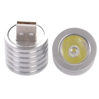 

1PC Mini USB LED Lamp Portable Spotlight Bulb Mobile Power Flashlight DC112