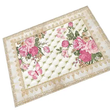 

Drop Shipping European style Pattern Anti-Slip Carpet Door mat doormat indoor Kitchen Living room Floor Mat Rug