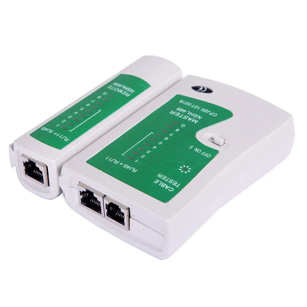 Professional Network Cable Tester RJ45 RJ11 UTP LAN Cable Tester Networking Tool Handheld Wire Telephone Line Detector