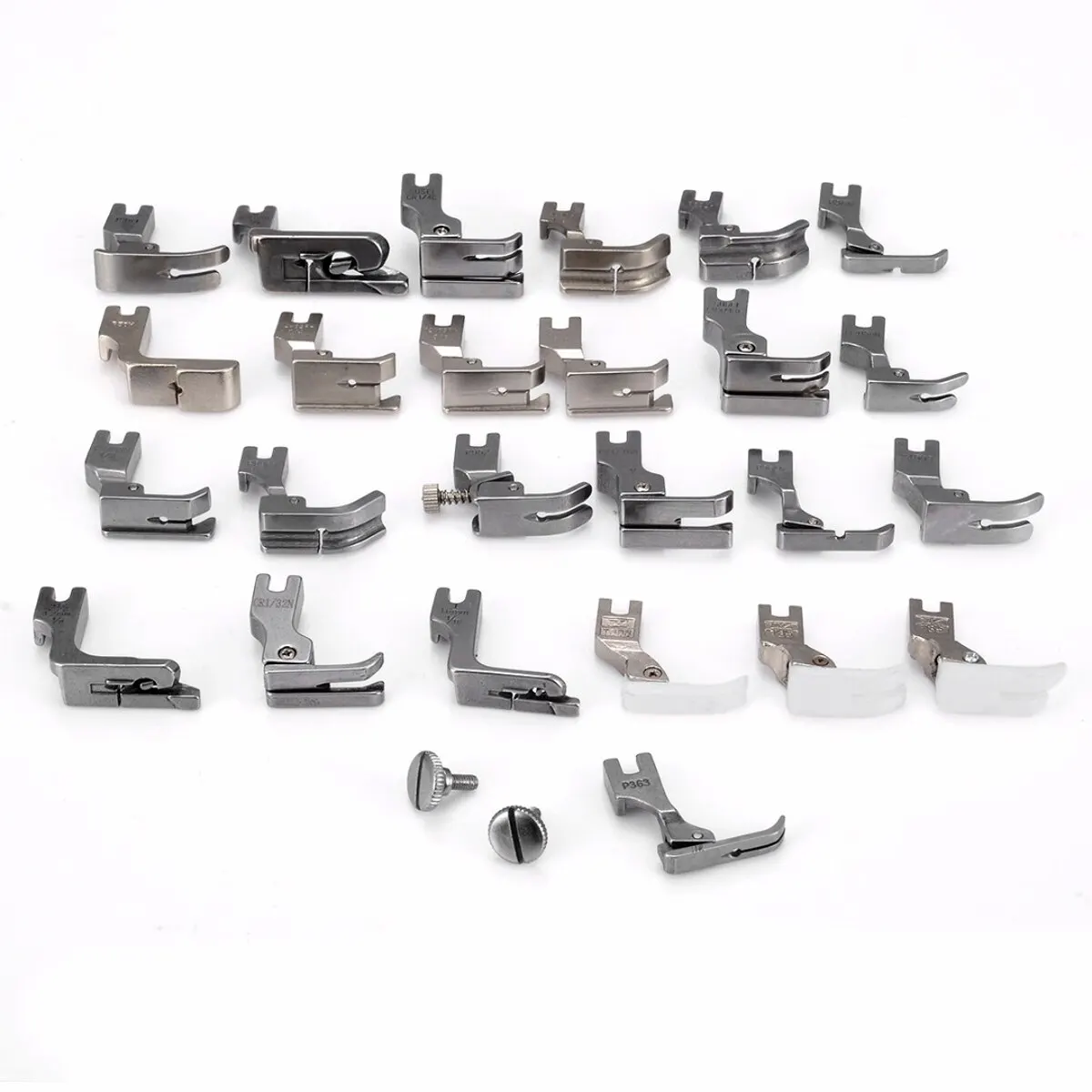 25Pcs Sewing Machine Presser Foot Feet Set for JUKI DDL-5550 8500 8700 Industrial Sewing Machine Household Tools