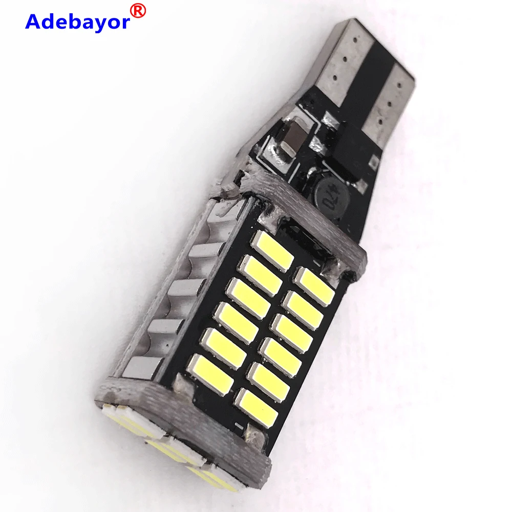 1XT15 T10 W16W LED 12 в супер яркий 30 SMD 4014 светодиодный Canbus без ошибок автомобиля