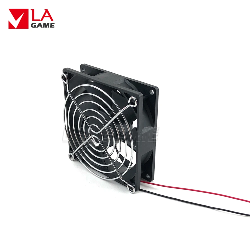 2 pcs 90x90mm 12V Plastic Cooling Fans with grill Arcade Game Machine accessories computer case CPU cooling fan 5010 dc brushless fans 5 12v silent cooling fan speed adjustable with heat dissipation aluminum alloy 51x51x24 7mm