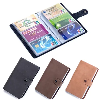 

Business 19-card Business Card Holder Men's Leather Large-capacity Card Holder Ladies Card Holder Retro Leather Female Card Hold