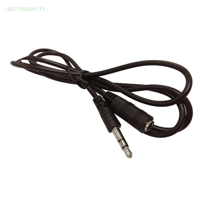 1 1m Male to Female Earphone 3 5mm AUX Jack Audio Extension Cable Cord 3 5 Auxiliary for Car Headphone Louder 300pcs lot