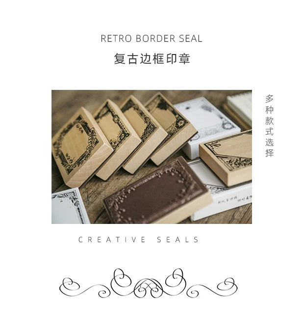 Винтажная граница фон штамп DIY из эвкалипта резиновые штампы для stationery канцелярские принадлежности Скрапбукинг Стандартный штамп