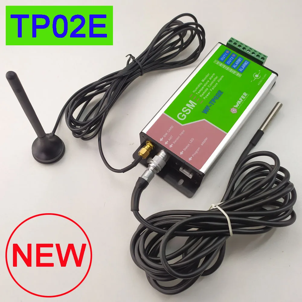 TP02E GSM Temperature monitor and SMS alarm and Data logger through