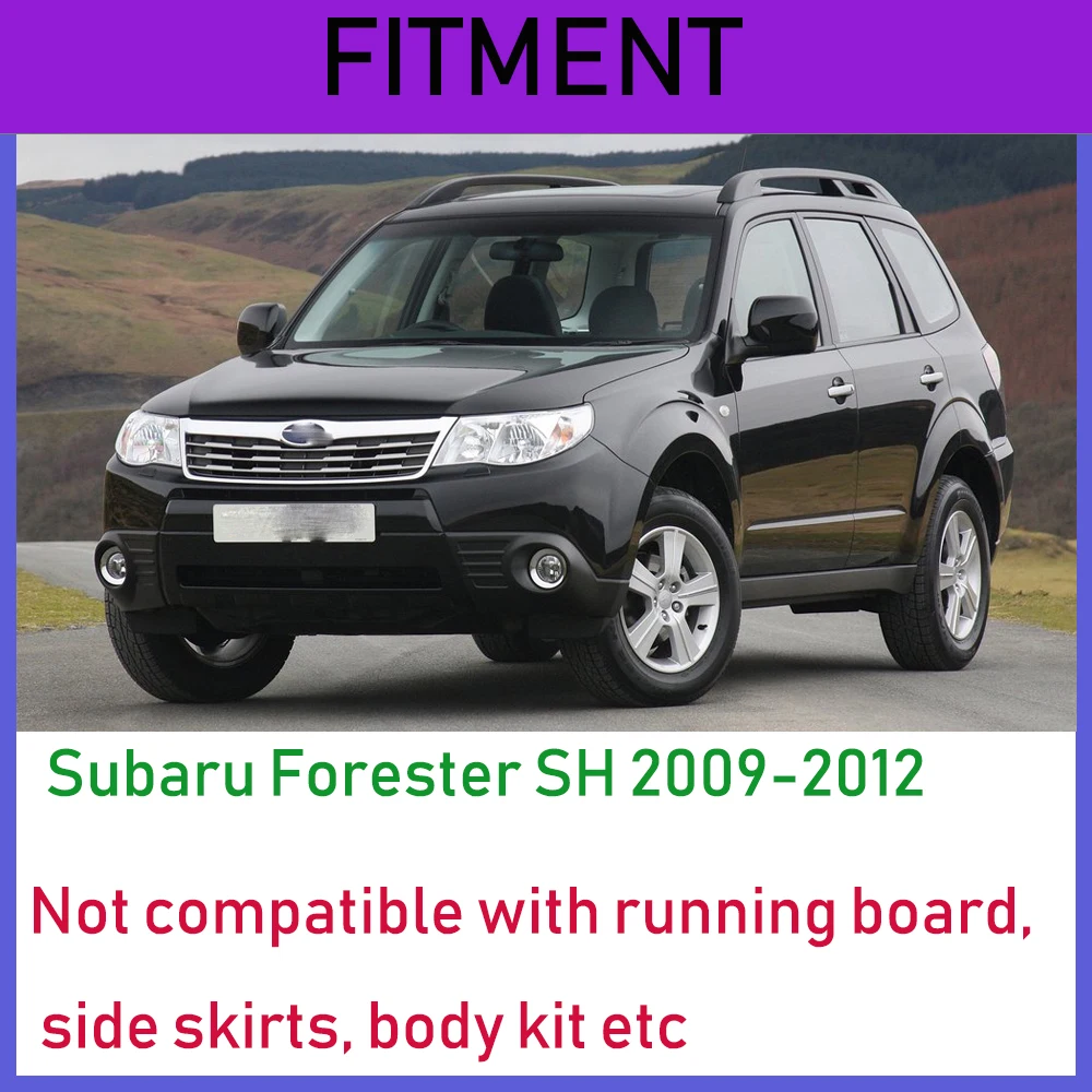 Для Subaru Forester 2003- Автомобильные Брызговики переднее заднее крыло вспышки автоматические Брызговики - Цвет: 2009-2012