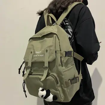 

Travel Women Book Backpack Waterproof Nylon Cute School Bag Girl Kawaii Student Backpack Laptop Female Fashion Bag Ladies Trendy