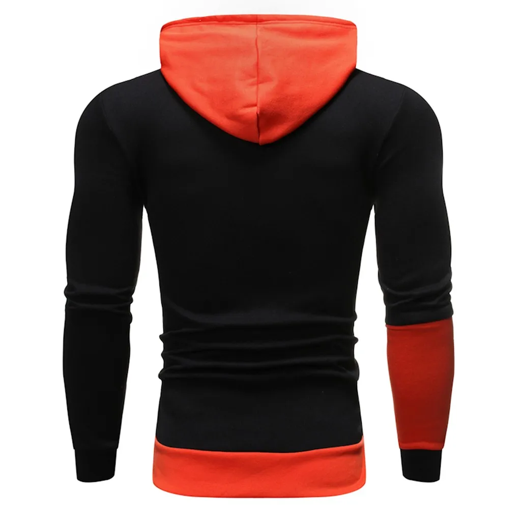 Vete для мужчин t femme мужские толстовки осень зима длинный рукав с капюшоном Slim Fit мужской свитер с капюшоном верхняя одежда с рисунком Топы Блузка