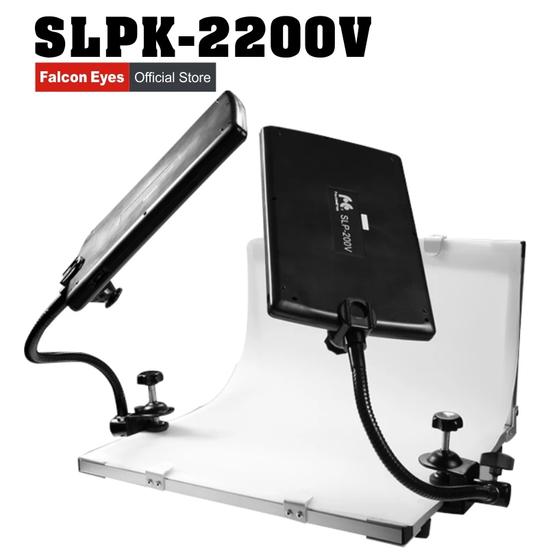 

Falcon Eyes Folding Shooting Station Translucidus Recording Studio Still Life Table Background PVC Plate Photo Table SLPK-2200V