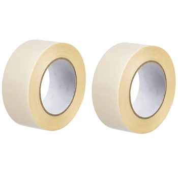 

2Pcs White Double-Sided Cloth Tape Waterproof and Wear-Resistant Color High-Viscosity Carpet Tape