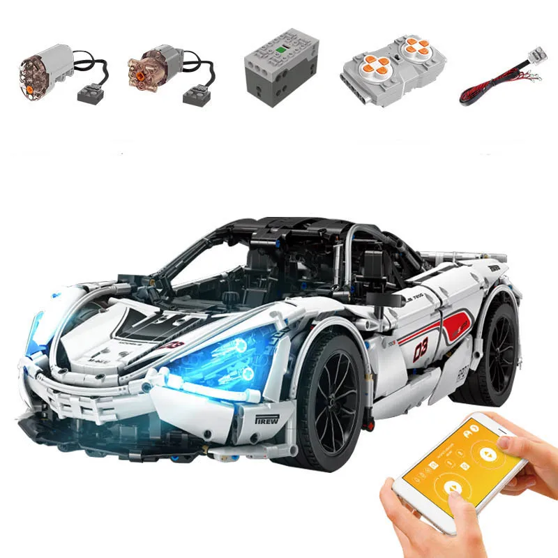 

Building Blcok Technic Bricks McLaren P1 720S Motor Function Racing Car Model Kit Building Blocks Toys For Children Fit Lepined