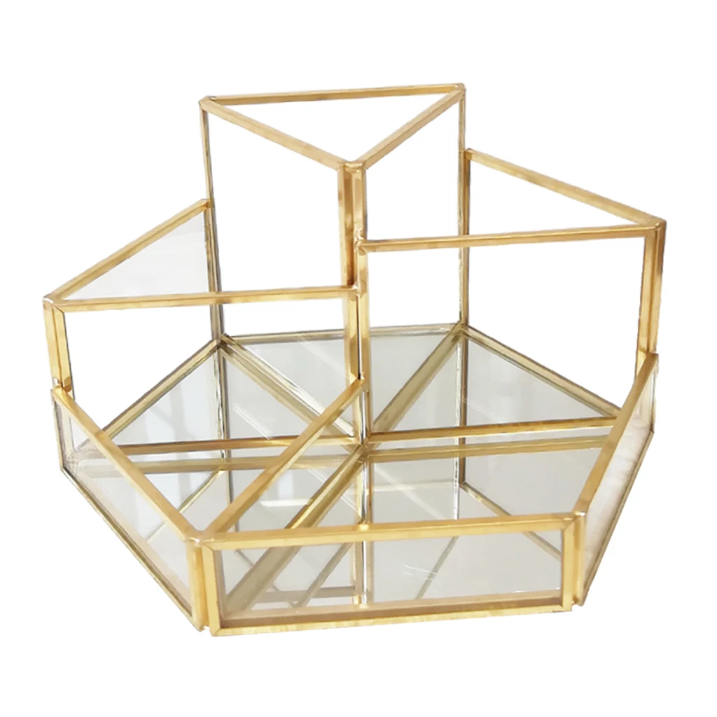 

Clear Make Up Brush Eyebow Polish Nail Storage Organiser Case Lipstick Holder