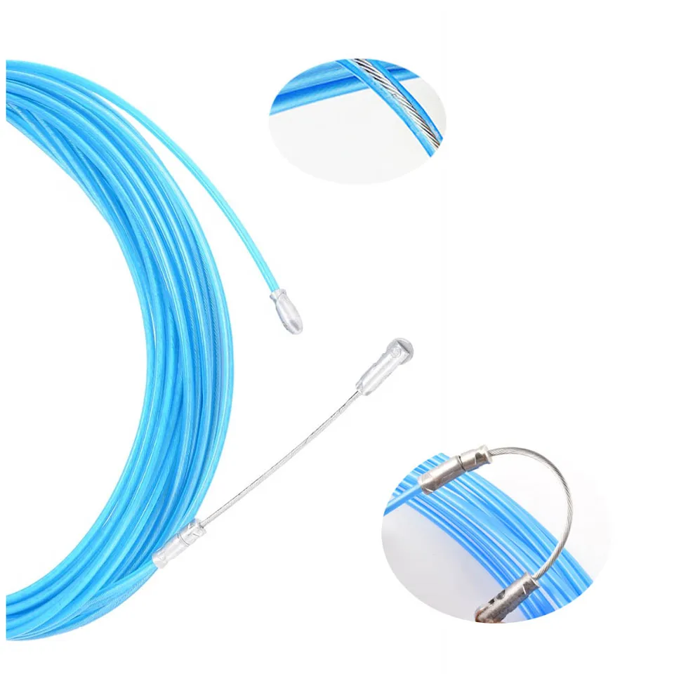 10m 20m 30m Cavo Elettrico Disposivo Di Guida Dell'estrattore Dell'estrattore Del Nastro Di Pesce Per Elettricista Plastica Acciaio Elettrico - Foto 12