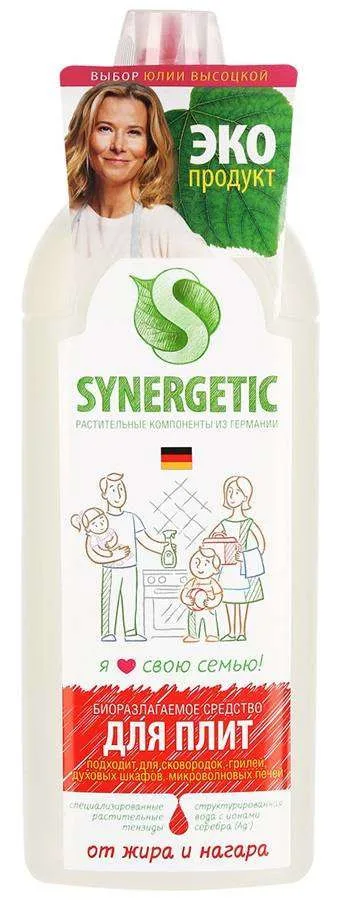 Средство чистящее для плит, сковородок, духовых шкафов Synergetic, 1 л