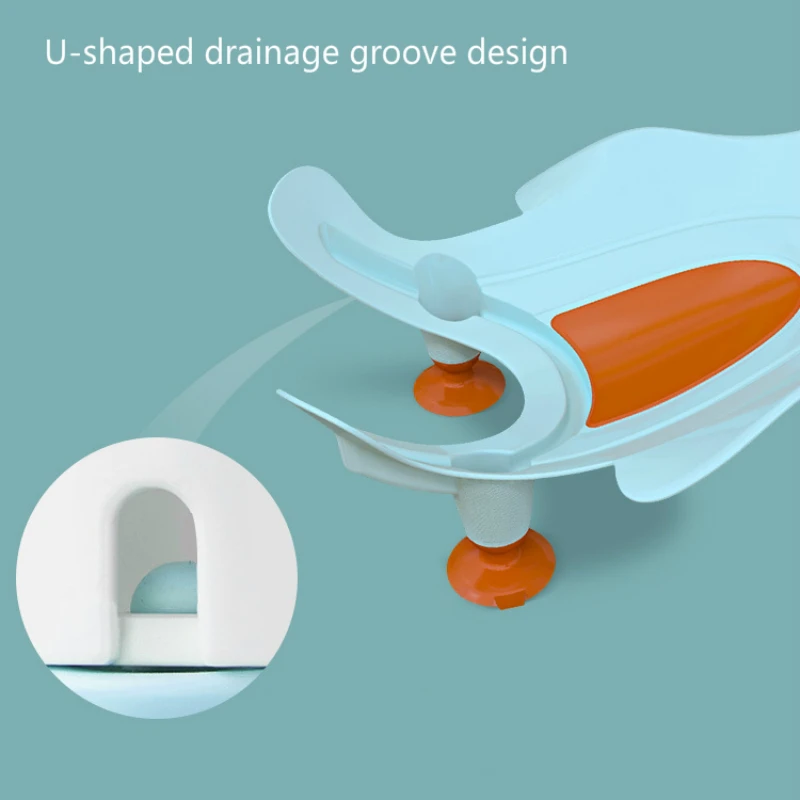 Upgraded Version Newborn Bathroom Foldable Bath Tub Penguin Shape Baby Bathtub Spine Protection Baby Wash Pp Bassinet