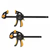 1-4 Pcs 6/12 Inches Woodworking Work Bar F Clamp Clip Set Hard Quick Ratchet Release DIY Carpentry Hand Tool Gadget