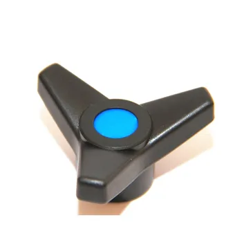 

1pcs M6 M8 M10 M12 M16 triangle arrow shape hand screw nuts plastic through hole handle nut black
