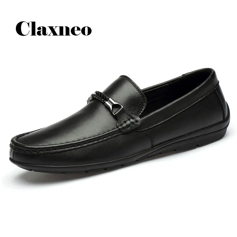 Мужские лоферы из натуральной кожи лето-осень 2020 мужские мокасины без шнуровки