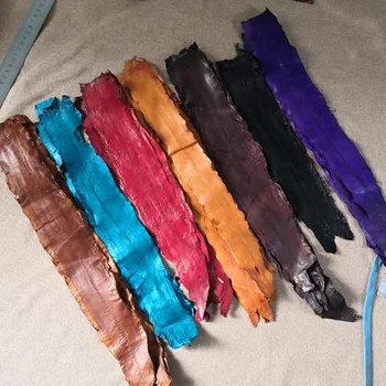 

1pcs Color eel skin material eel skin material DIY special skin material strap inlaid decoration special eel skin material