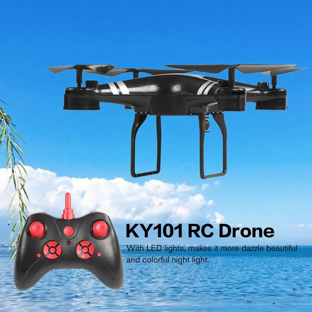 KY101 2,4G Радиоуправляемый Дрон высота удерживает Безголовый режим 3D флип один ключ Взлет/посадка RC вертолет летательный аппарат-стандартная версия