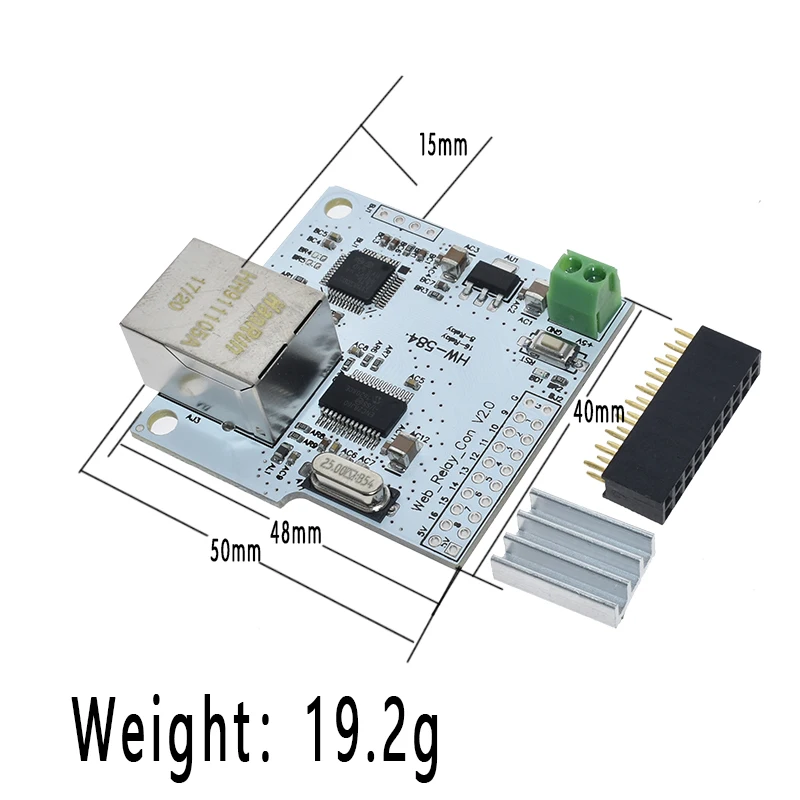 WAVGAT 8 канальный 28J60 W5100 RJ45 сетевой релейный переключатель управления 5 в интернет