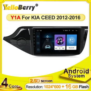 

yellowBerry android Car Radio Multimedia Video Player Navigation GPS for KIA Cee'd CEED JD 2012-2016 2 din No dvd stereo