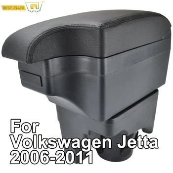 

Modification Armrest For VW Jetta 2006 - 2011 Central Content Black Leather Golf 2008 - 2012