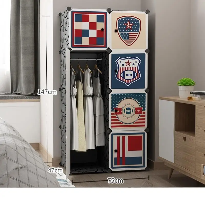 Version J Armazenamento Meble Armoire дальность хранения комод для спальни Guarda Roupa шкаф Mueble De Dormitorio гардероб - Цвет: Version J
