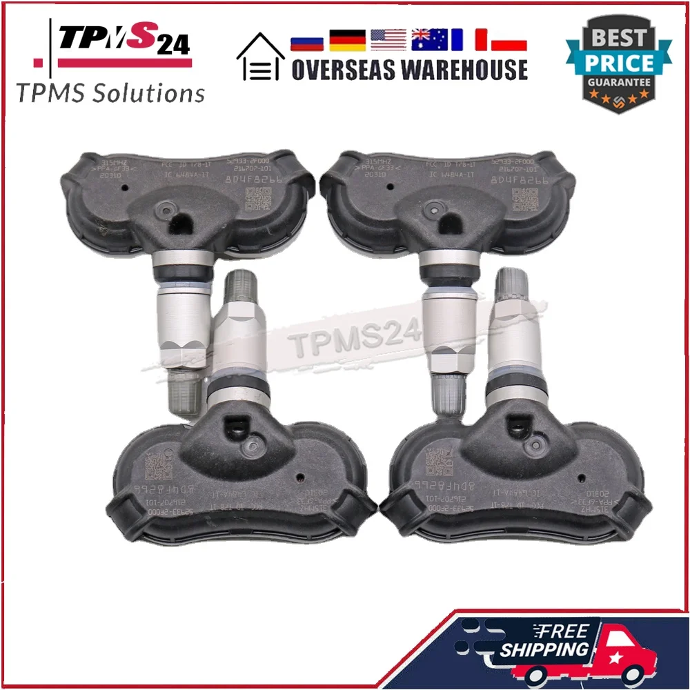 Датчик давления в шинах TPMS 52933-2F000 для Hyundai Accent Equus Genesis Sonata Tucson Kia Borrego Rio Spectra Sportage 315