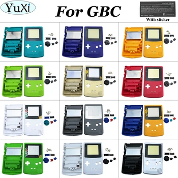 

YuXi 12set For Nintend for Gameboy Color Shell Case Housing Cover Skin For GBC with Button Set Screws