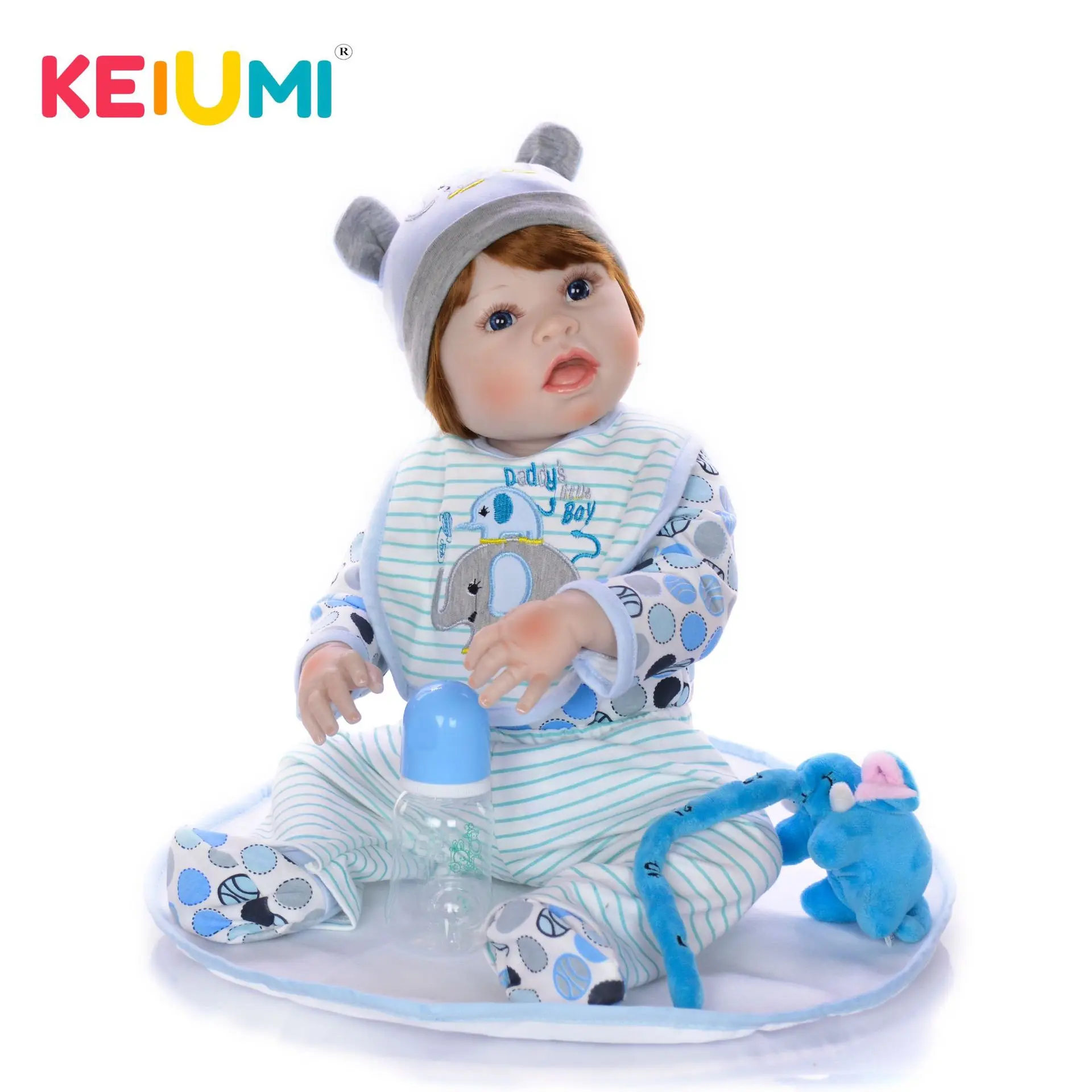 

Keiumi Reborn Baby Doll Reborn Baby Doll 23-Inch 57 Cm Model Infant All Silicone Toy