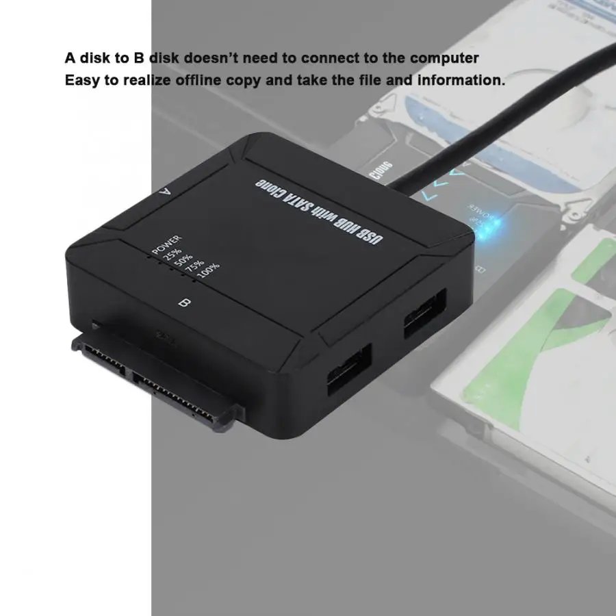 Кабель-адаптер для жесткого диска SA0029-NA USB3.0 Многофункциональный автономный Кабель-адаптер для копирования жесткого диска
