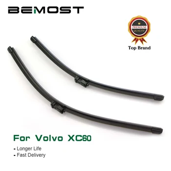 

BEMOST Car Wiper Blades Natural Rubber For Volvo XC60 Fit 2008 2009 2010 2011 2012 2013 2014 2015 2016 Year Fit Push Button Arm