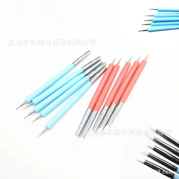 

DIY Baking Mould 5 Pieces Fondant Carving Group Set Silica Gel Carving Pen Cake Cookie Decoration Modified Pen