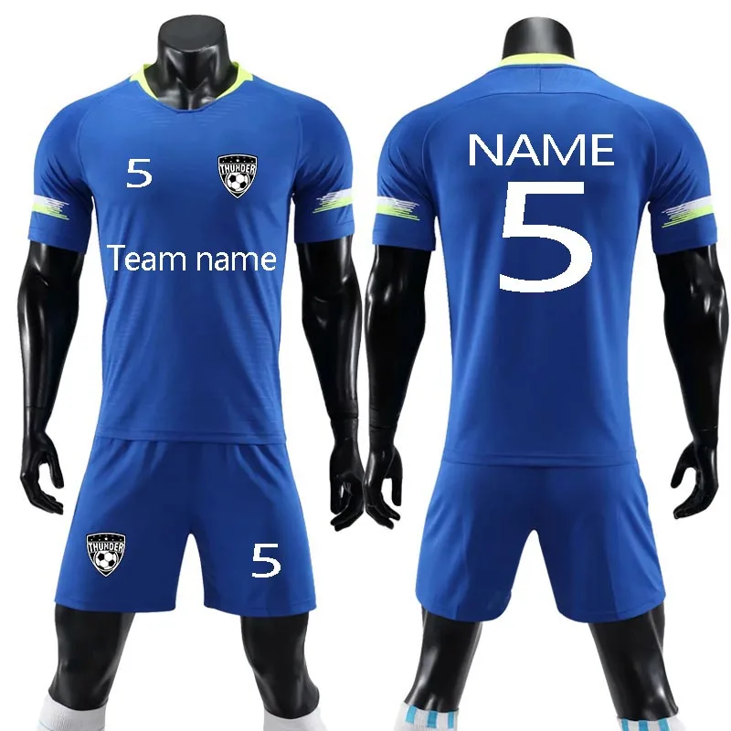 

19/20 Football Jerseys DIY Team soccer kits for men Youth Football Training Tracksuit Uniforms Suit Custom Any Name Number LOGO