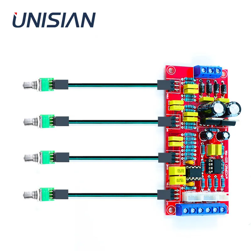UNISIAN NE5532 тональная плата OP AMP Board низкие частоты высоких частот Регулировка