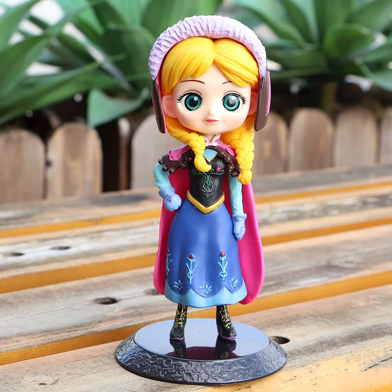 Новая фигурка сестры Анны и Эльзы, модель игрушки в подарок - Цвет: Розовый