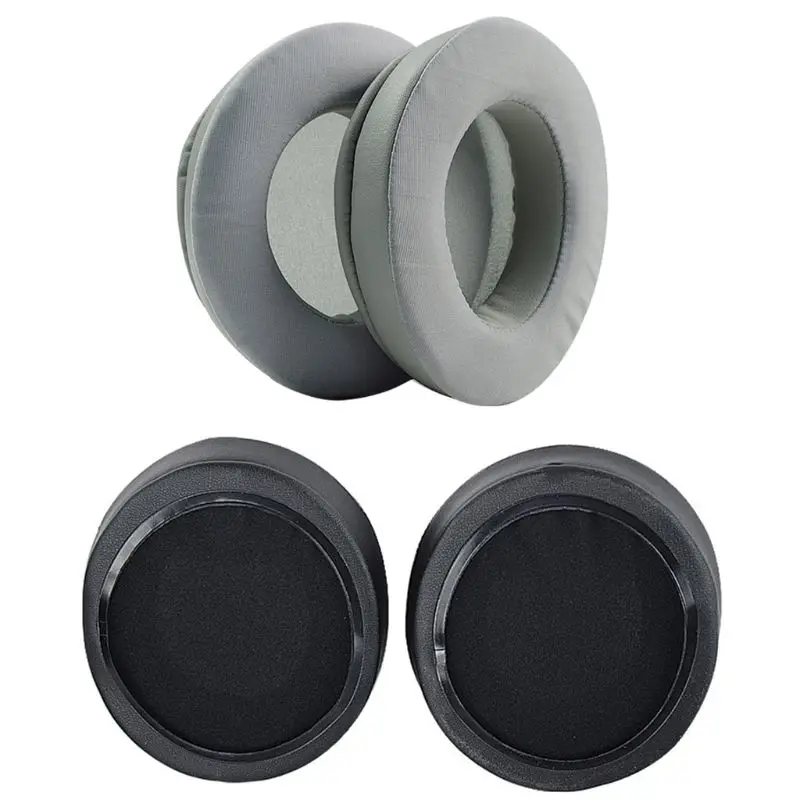 1 Pair Leather Earpads Round Foam Ear Pads Cushions Cover for Razer Kraken 7 1 Chroma V2 USB Gaming Pro V2 Headphone