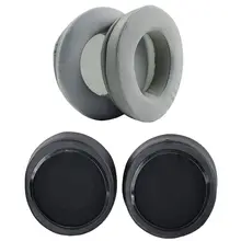 1 Pair Leather Earpads Round Foam Ear Pads Cushions Cover for Razer Kraken 7 1 Chroma V2 USB Gaming Pro V2 Headphone