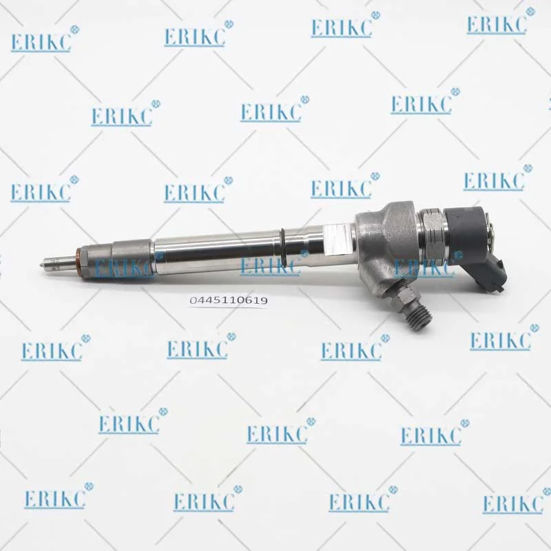 

ERIKC 0445110619 Black Needle Diesel Dispenser Nozzle 0445 110 619 Common Rail Fuel Injector 0 445 110 619