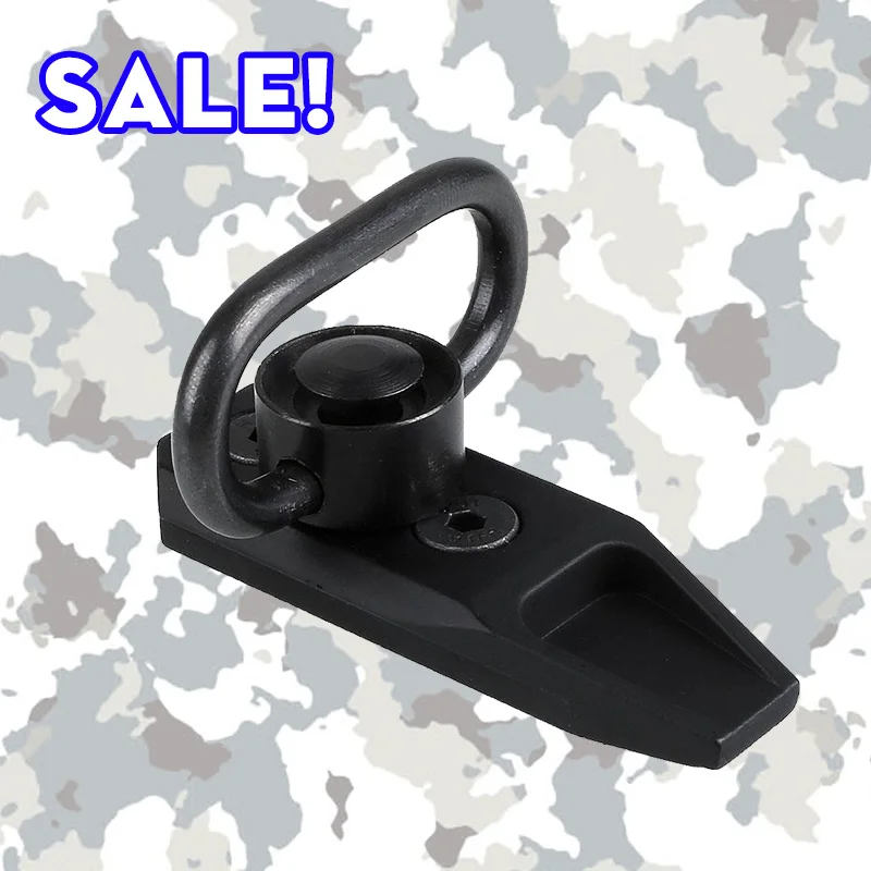 Тактическая модульная прямая установка KeyMod Quick Detach QD Sling Swivel Mount|Аксессуары для