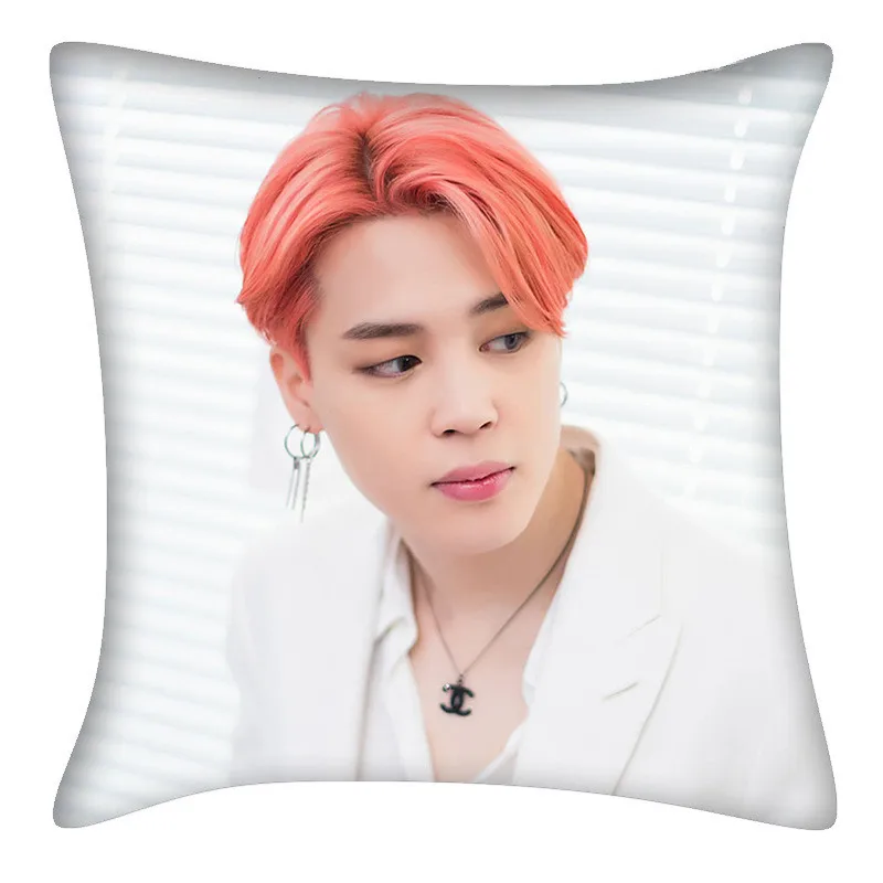 Kpop Bangtan мальчики вентиляторы подушка карта душа PERSONA мальчик с Luv двухсторонняя диванная подушка JUNGKOOK JIMIN SUGA