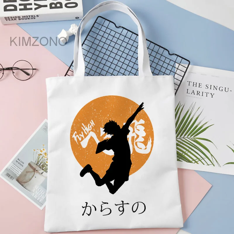 Сумка для покупок Haikyuu Женская эко-сумка холщовая покупатель хлопка сумка